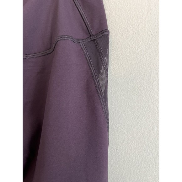 Lululemon Cropped Mesh Side Leggings Women’s Size 4 Athletic Training Gym - Picture 5 of 10